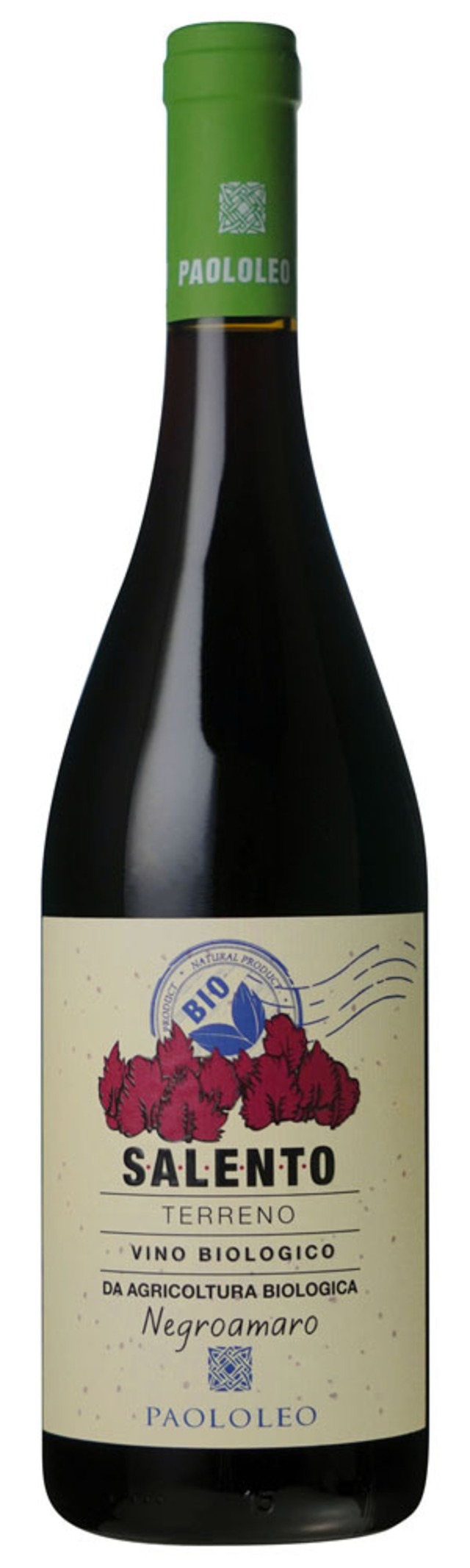 テッレーノ ネグロアマーロ ビオロジコ ロッソ　21　Terreno Negroamaro Biologico Cantine Paololeo