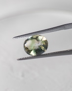 バフトップオーバルカット10×8mm #632【硝子の宝石】箔入