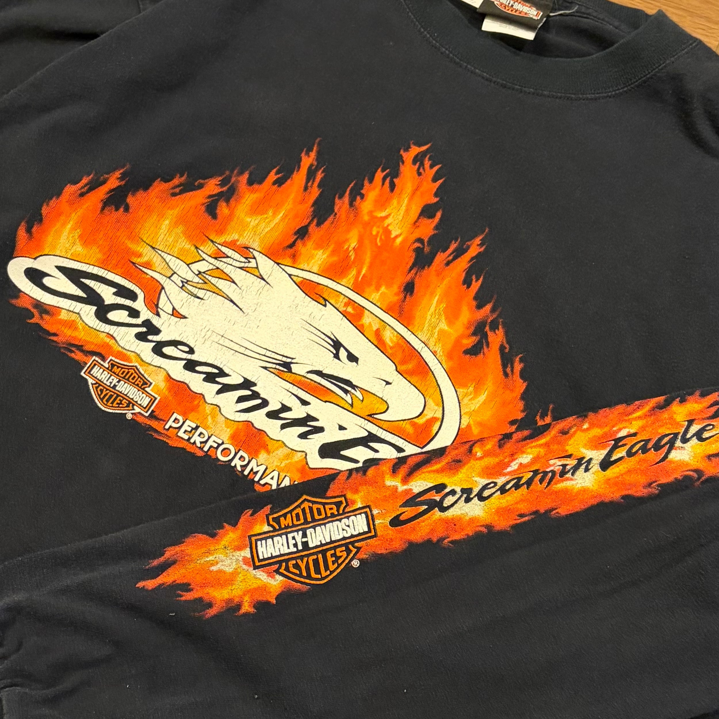 HARLEY-DAVIDSON イーグル×フレイム フレイム×イーグル】Harley Davidson L/S Tee | 下北沢SPiKe＆SPiCe
