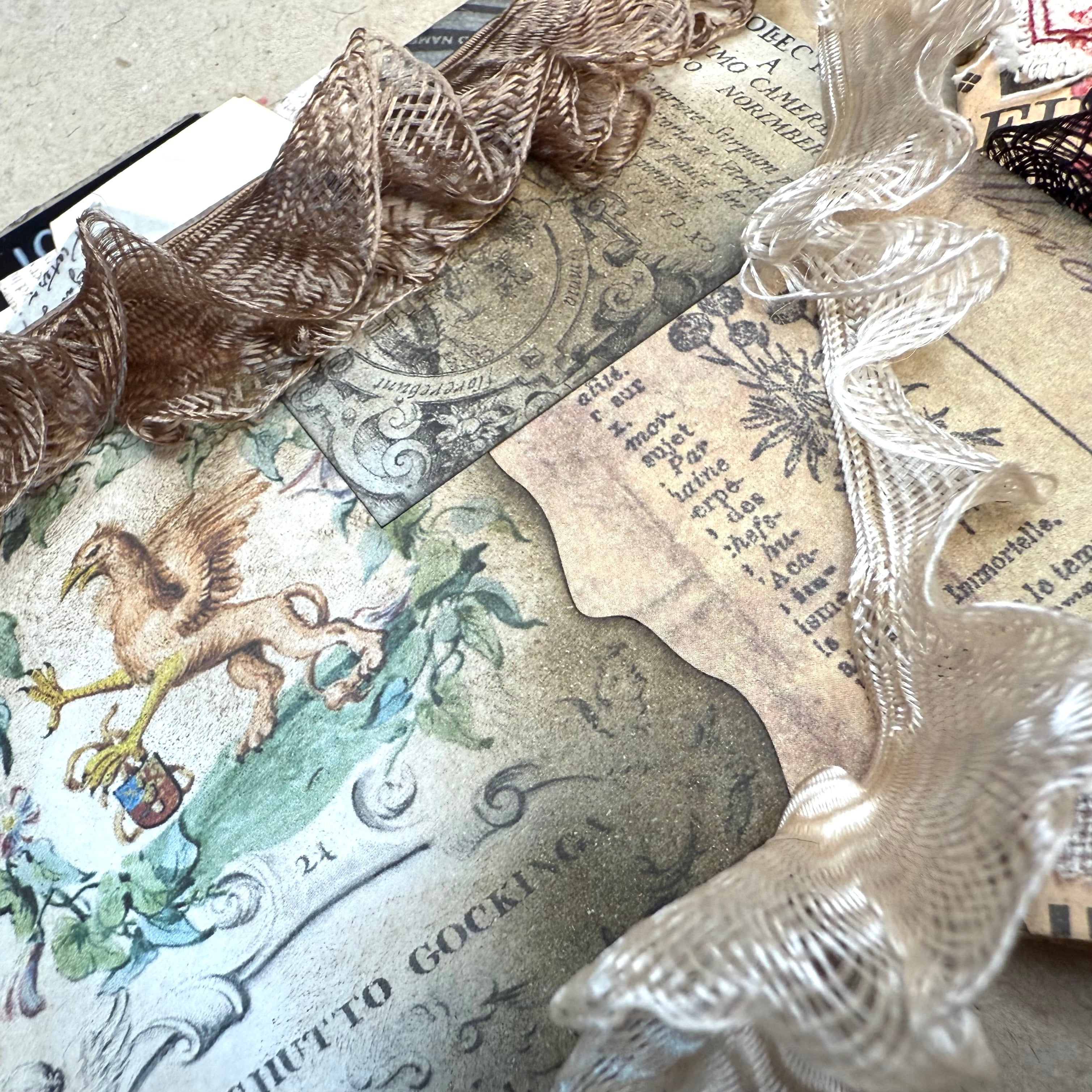 フリンジリボン フリル ラッピング おすそ分けファイルやジャンク