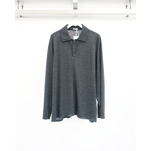 [Blanc YM] (ブランワイエム) BL-26S-WJTP Wool Jersey Twisted polo Shirts