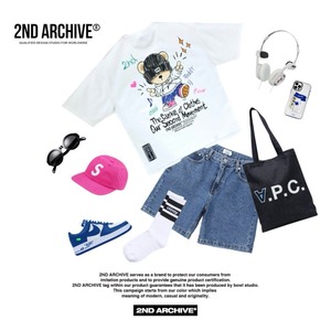 2ND011 2NDARCHIVE Tシャツ 韓国ファッション オーバーサイズ ユニセックス