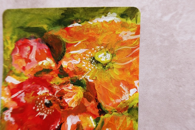 " ユラグアネモネ - Swaying Anemone " Embossed Paper 96㎜×105㎜