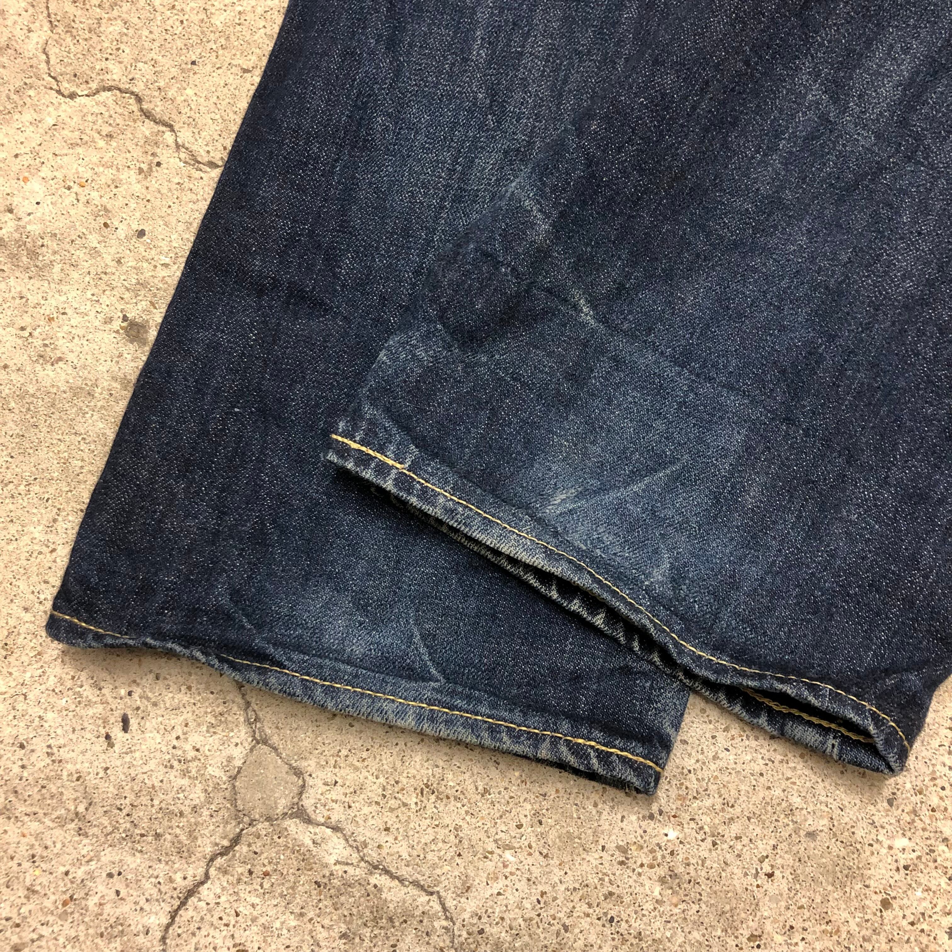 A BATHING APE/BAPESTA print/Denim pants/S/ベイプスター/デニム