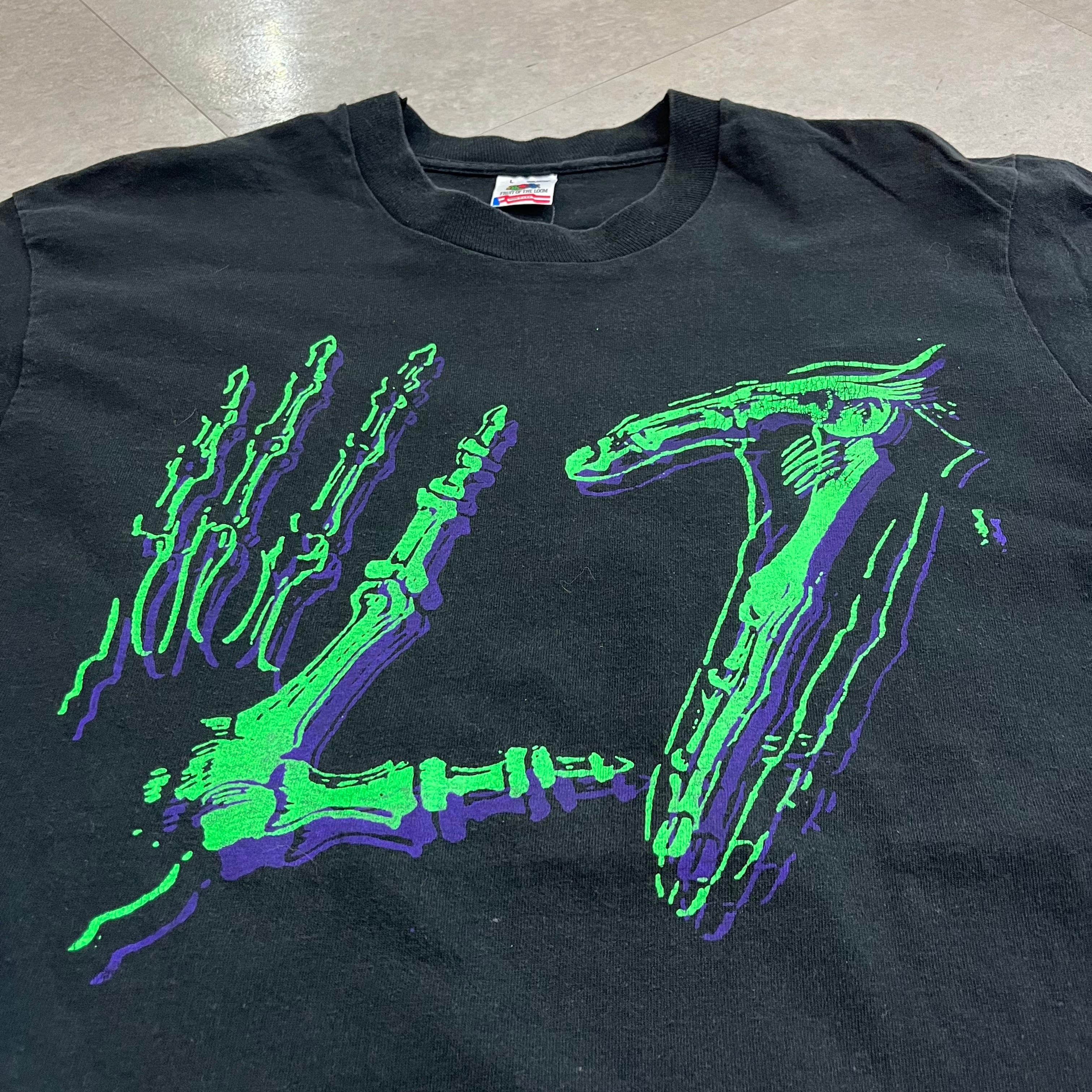 90年代 size : L【 L7 】エルセヴン バンドTシャツ バンT 両面プリント 黒 古着 古着屋 高円寺 ビンテージ