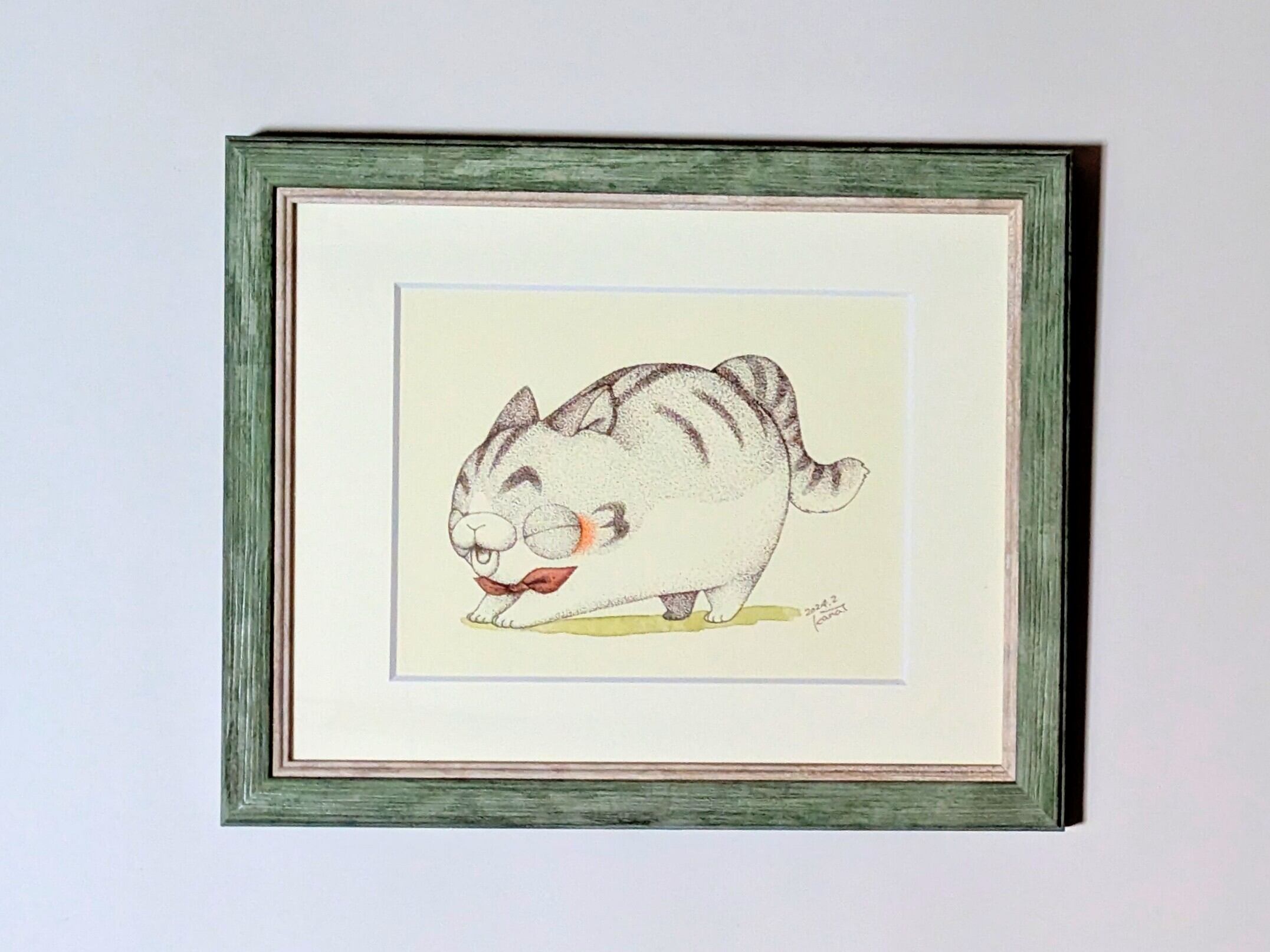 子猫原画鉛筆画B5サイズ