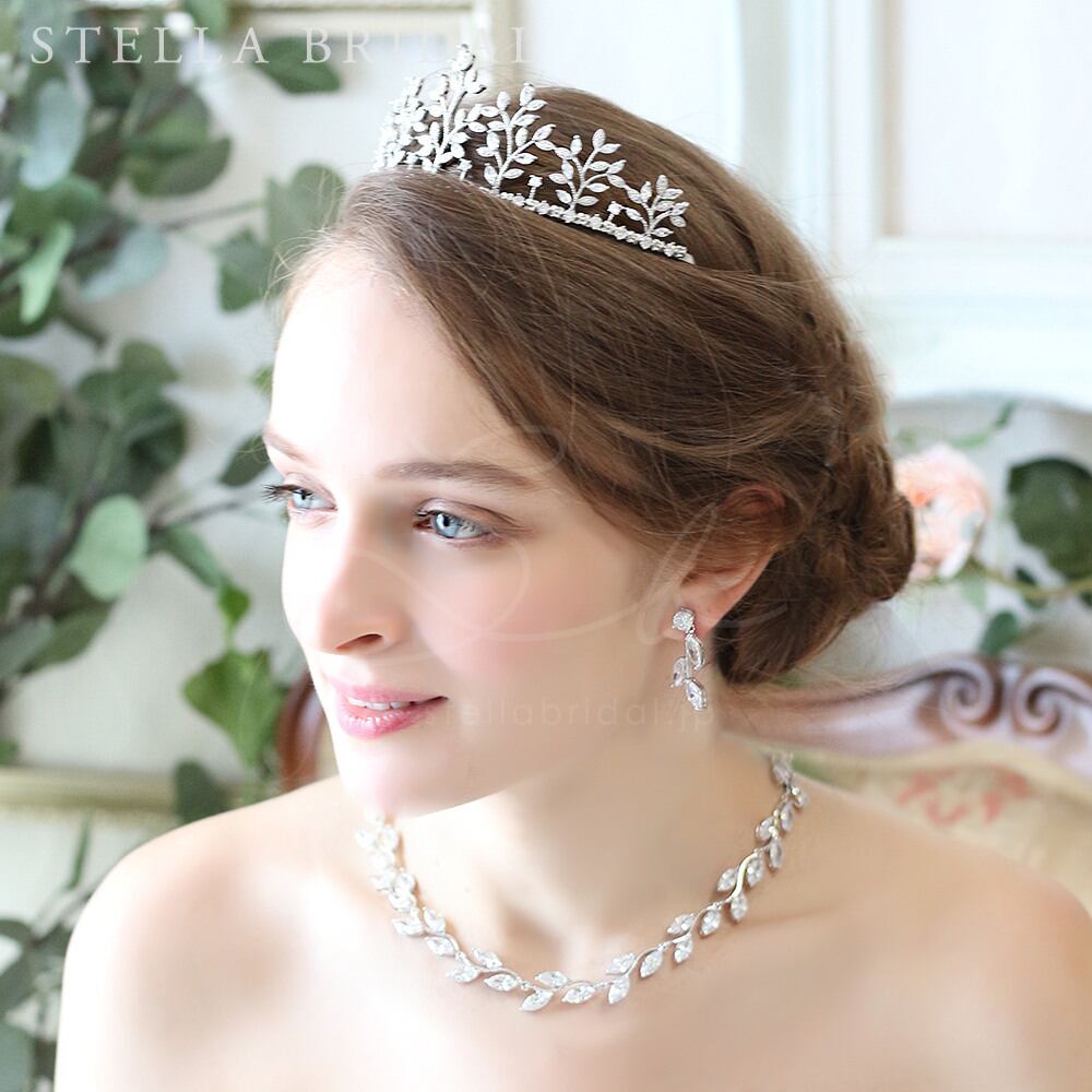 STELLA BRIDAL ステラブライダル アルティナ ティアラ キュービックジルコニア ウェディングジュエリー ティアラ Selena