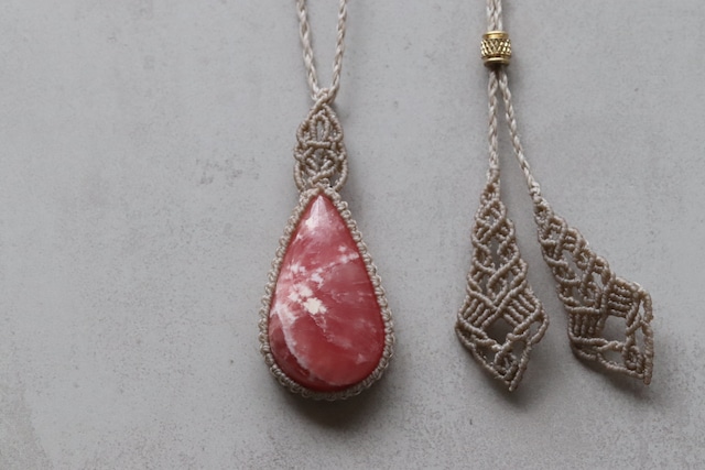 [Rhodochrosite]Pendant 〜first love〜