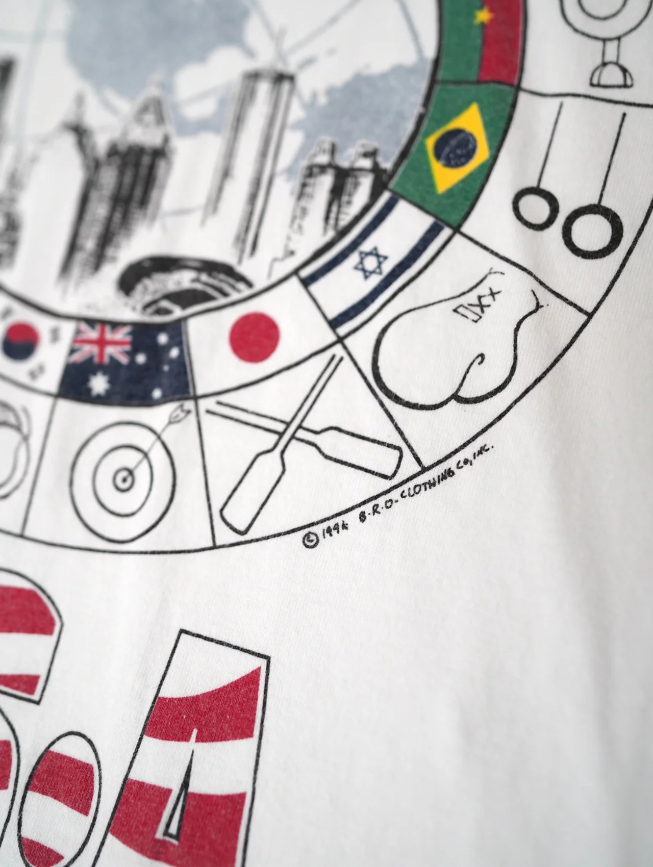 90s print tee
