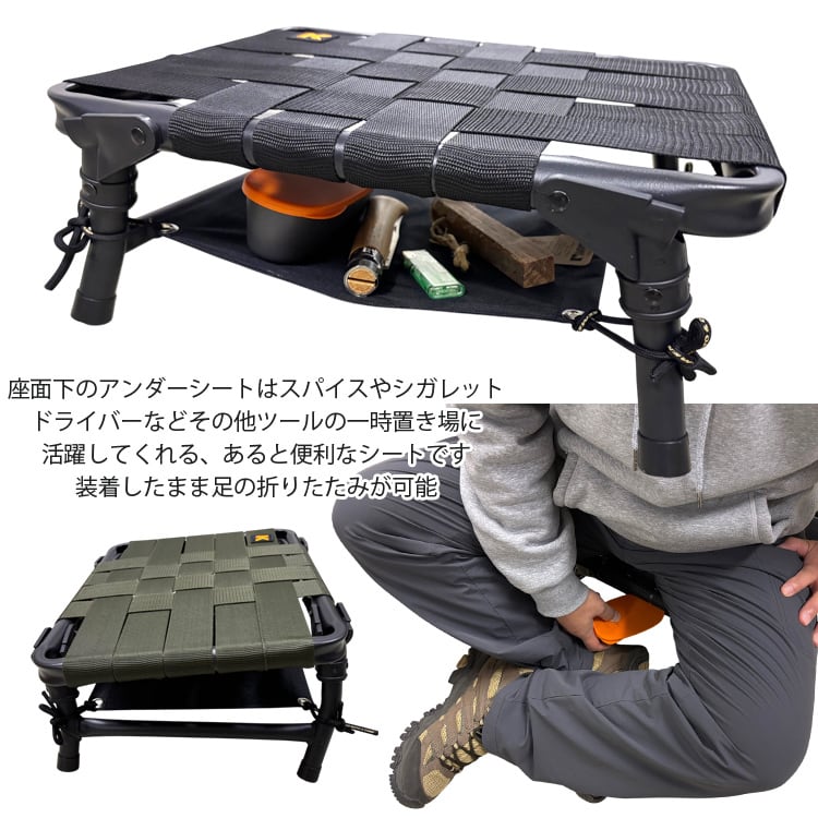 KEMEKO ハンターチェアーアグラ スタンダードタイプ キャンピング