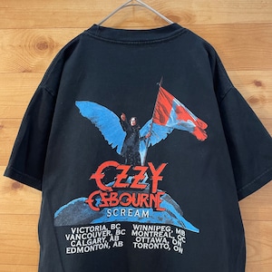 【Ozzy Osbourne】オジーオズボーン バックプリント バンドTシャツ ロックTシャツ ロゴ US古着 アメリカ古着