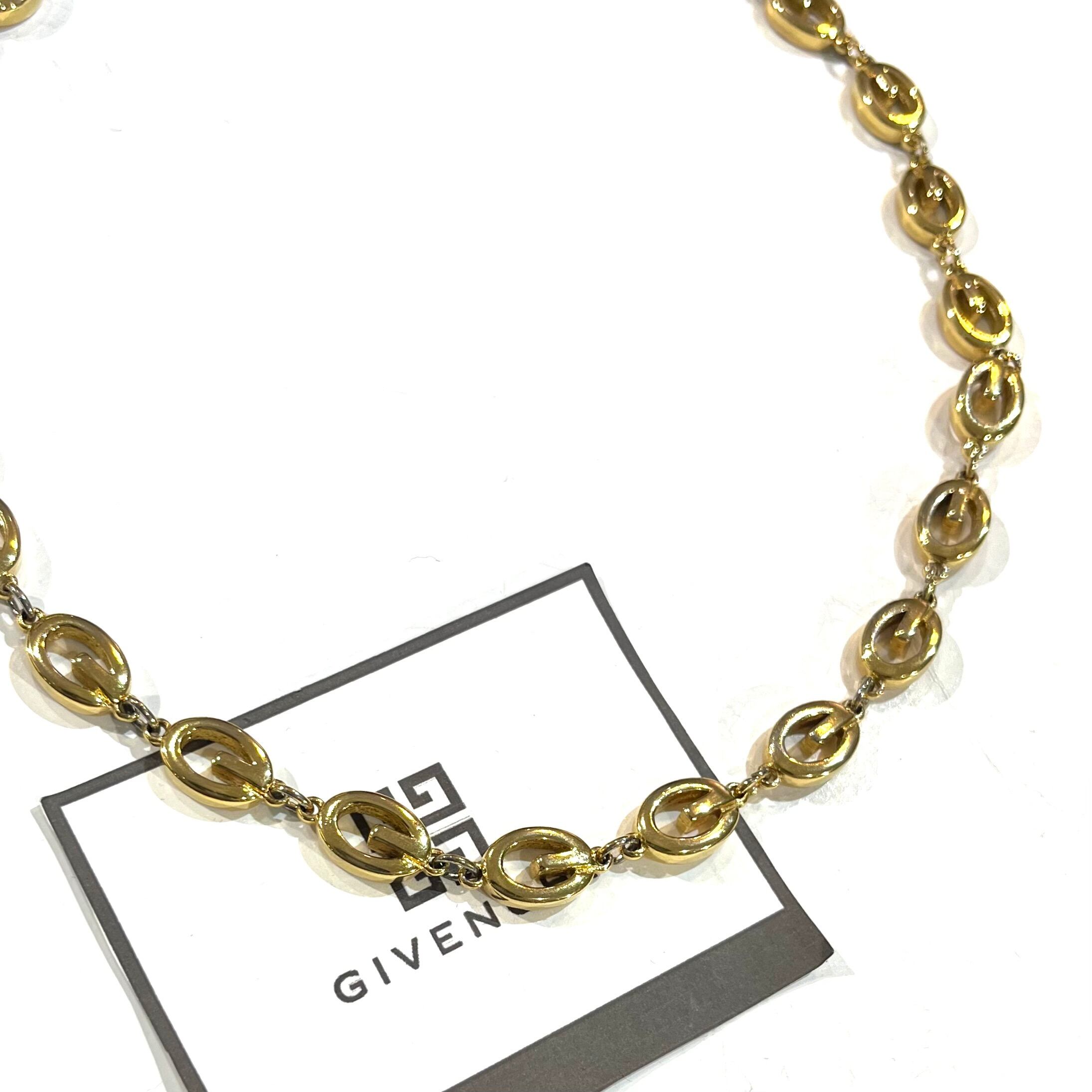 GIVENCHY】2375 GGロゴネックレス ゴールド ネックレス ジバンシィ
