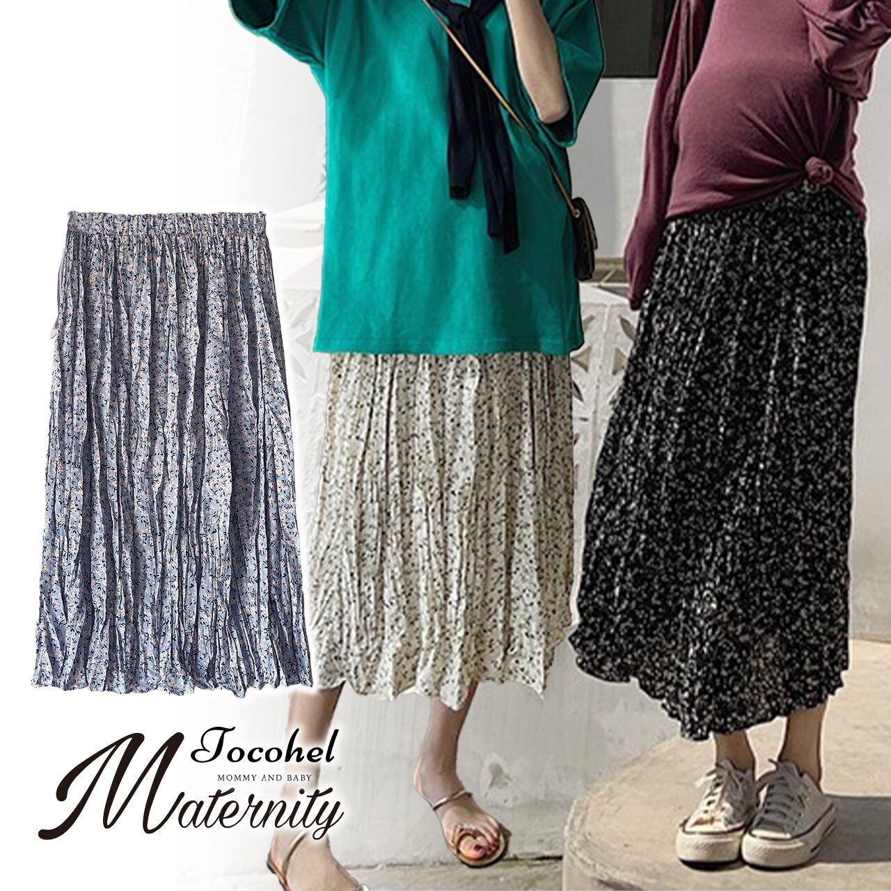 プリーツスカート ワッシャープリーツスカート ウエストゴム 花柄 マタニティコーデ マタニティウェア ゆったりサイズ Th0171 Tocohel トコヘル 妊娠 子育てママ 0 3歳べビーのオシャレのお店 プリーツスカート ワッシャープリーツスカート ウエストゴム 花柄 マタニティコーデ マタニティウェア ゆったりサイズ Th0171 Tocohel トコヘル 妊娠 子育てママ 0 3歳べビーのオシャレのお店