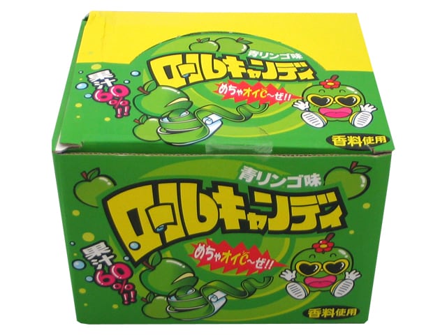 ロールキャンディ 青リンゴ味（24入） | うまい棒ショップ
