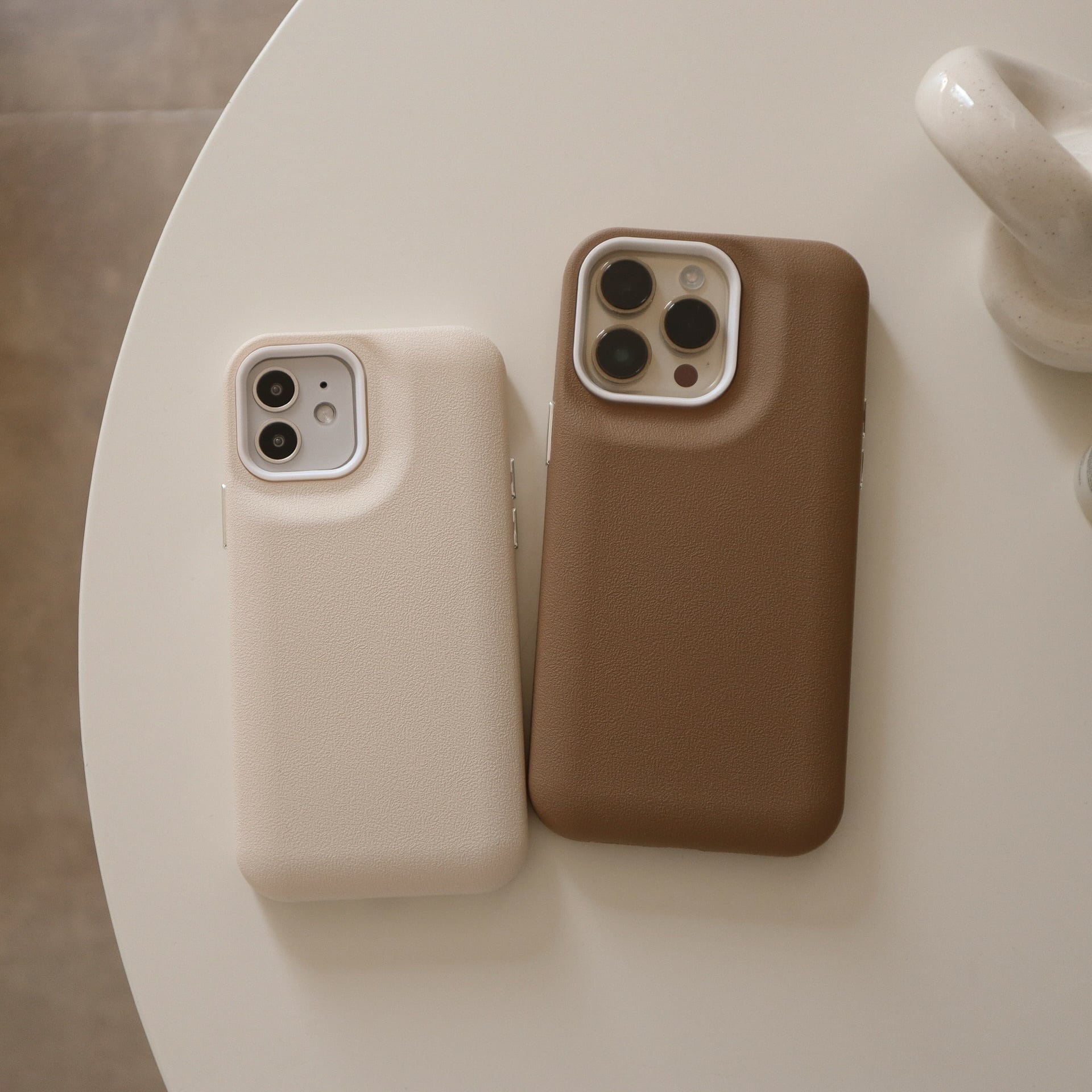 phone case ］cream macaron | brouun