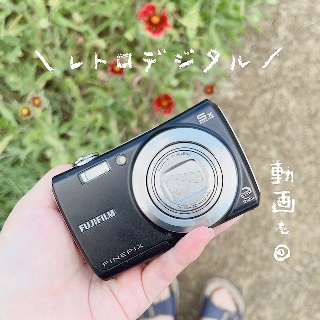 AB】FUJIFILM FinePix F100fd ブラック レトロデジタル | パピオカメラ