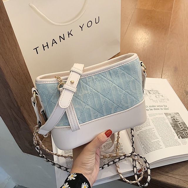 Shangxinスモールバッグレディースバッグ2020トレンディワイルドメッセンジャーバッグロンバス刺繍スレッドキャンバスストレイバッグ Tiancai_Wing_Bag0791981