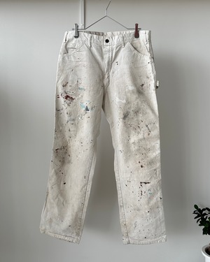 -Dickies- Vintage 00s white paintr pants