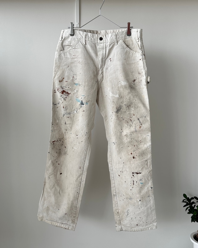 -Dickies- Vintage 00s white paintr pants
