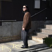 YASHIKI(ヤシキ)Sekkei mohair Cardiganコーディネート