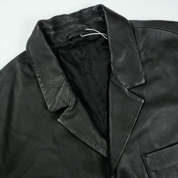Size【L】 SUPREME シュプリーム 25FW Leather Blazer Black レザー