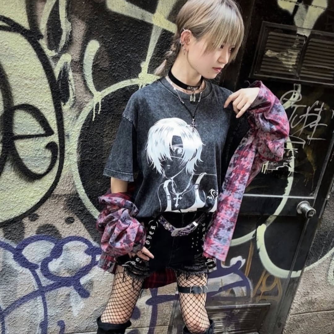 眼帯GIRL ウォッシュTシャツ | VOLCAN&APHRODITE 公式通販