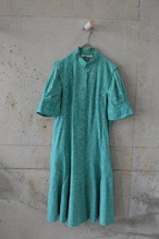 Pattern block print dress