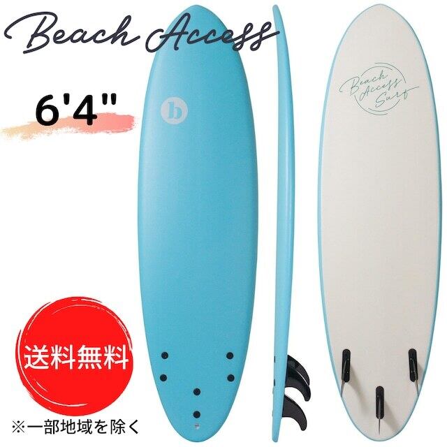 Beach Access ビーチアクセス ソフトボード 6'4” 43L ミッドレングス ...