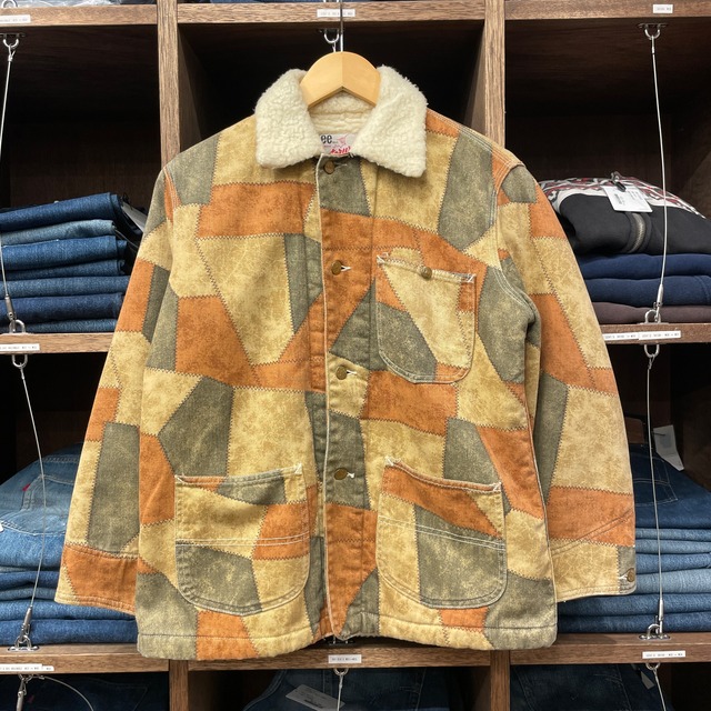 1970S LEE PUTCHWORK PRINT COVERALL