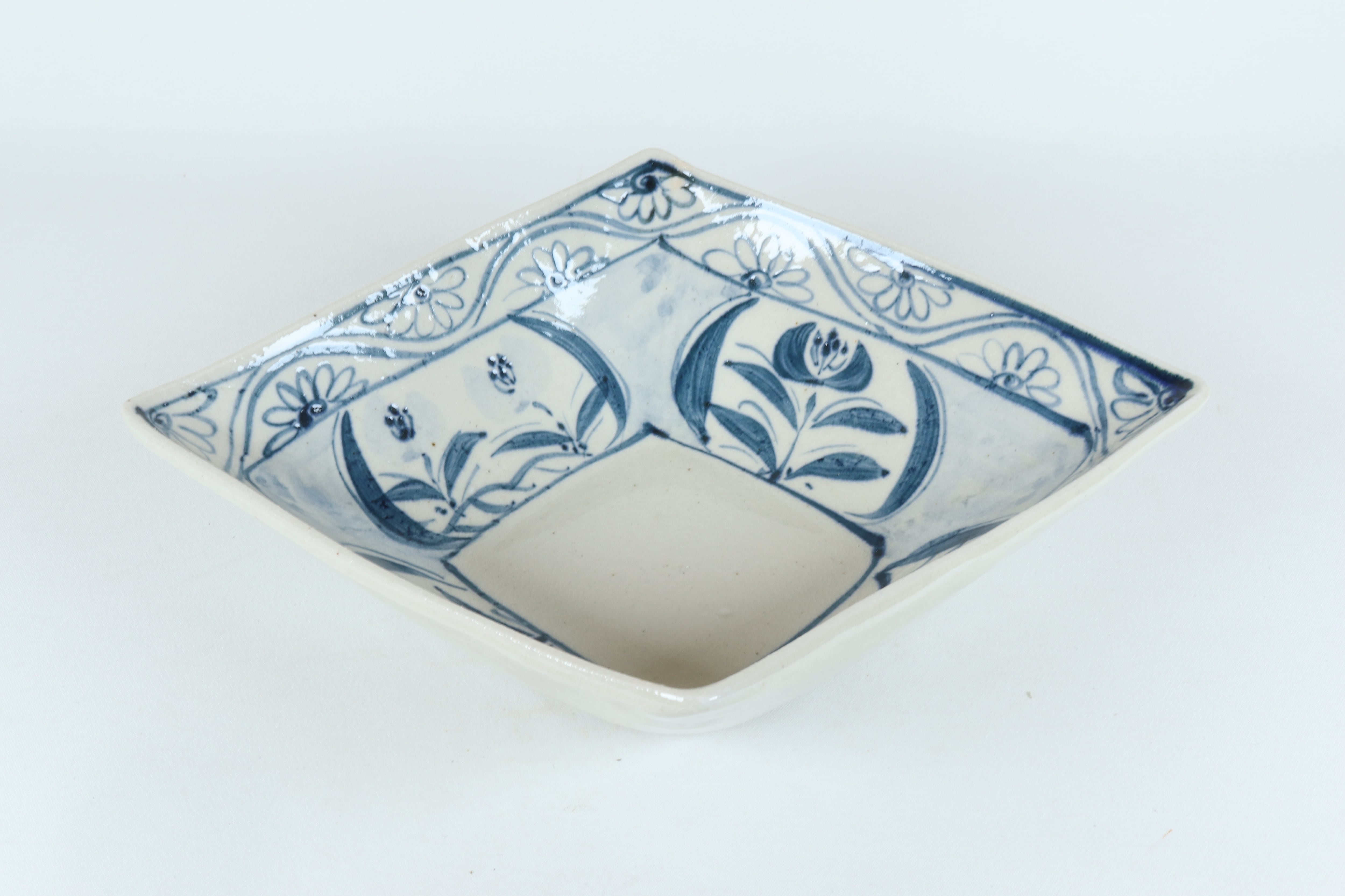 安南 菱形盛鉢 間取