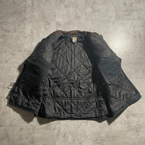 90s USA製 carhartt ブラック トラディショナルジャケット 詳細写真9