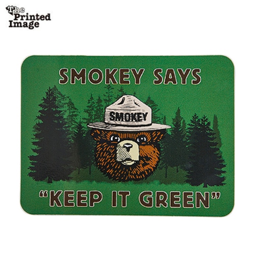 【SMOKEY BEAR】ステッカー/KEEP IT GREEN