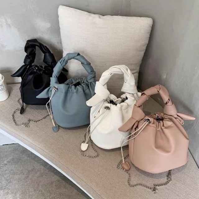 PU leather bucket bag【L22SS0076】