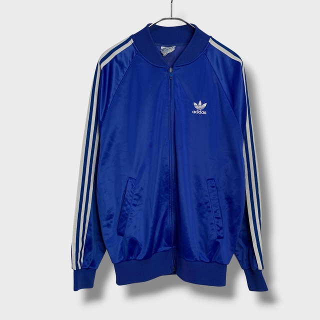 70s USA製 adidas ATPトラックジャケット ジャージ M 青