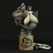 [数量限定] "5th Anniv" SUPER BIG KEYHOLDER - serial.05 /Black ink wash