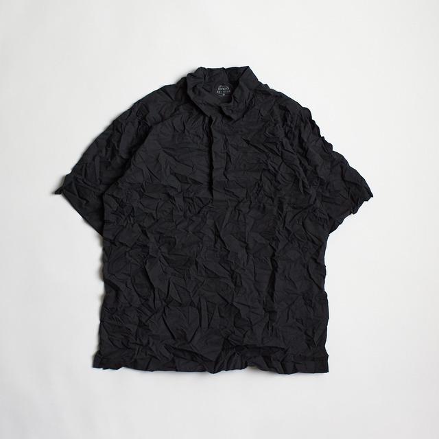 ranor （ラナー ）CATCH WASHER HALF SHIRT（キャッチワッシャーハーフシャツ）Black