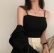 ニットキャミソール（ブラック）