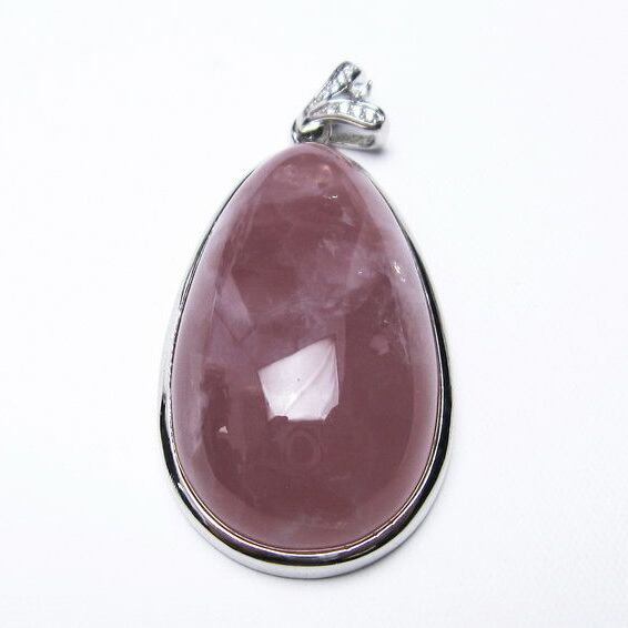 ローズクォーツ ペンダント [M便 1/20] 112-6652