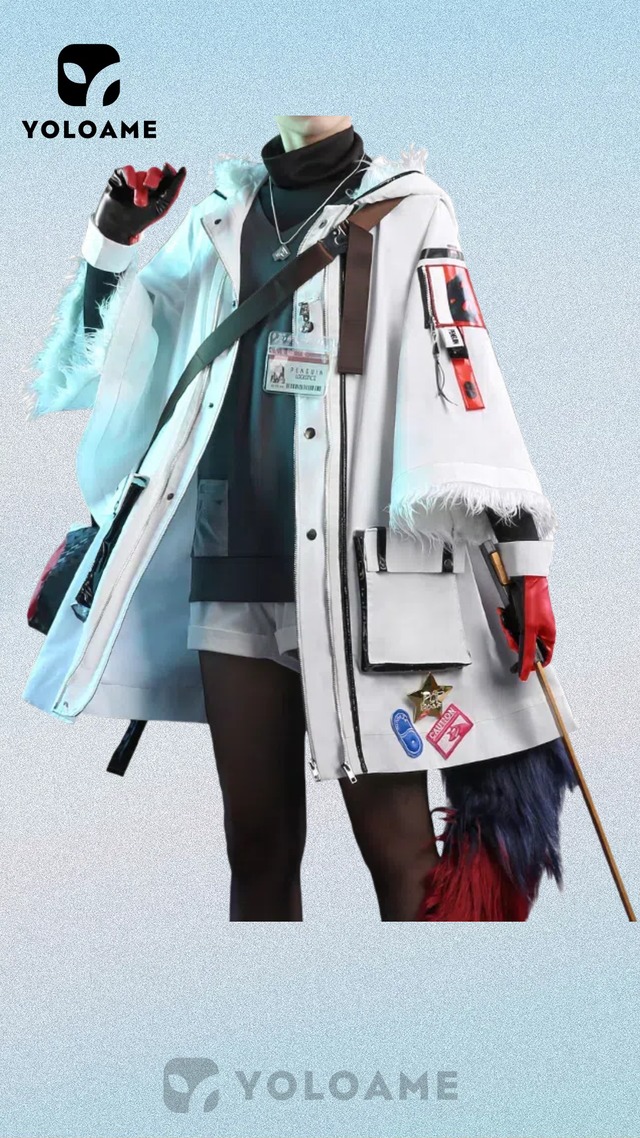 三分妄想 アークナイツ  テキサス コスプレ衣装 寒冬信使