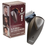 BABLO バリカン・セルフカット用 セルフヘアカッター360° メンズ家庭用・充電コードレス式（シルバーブラック）