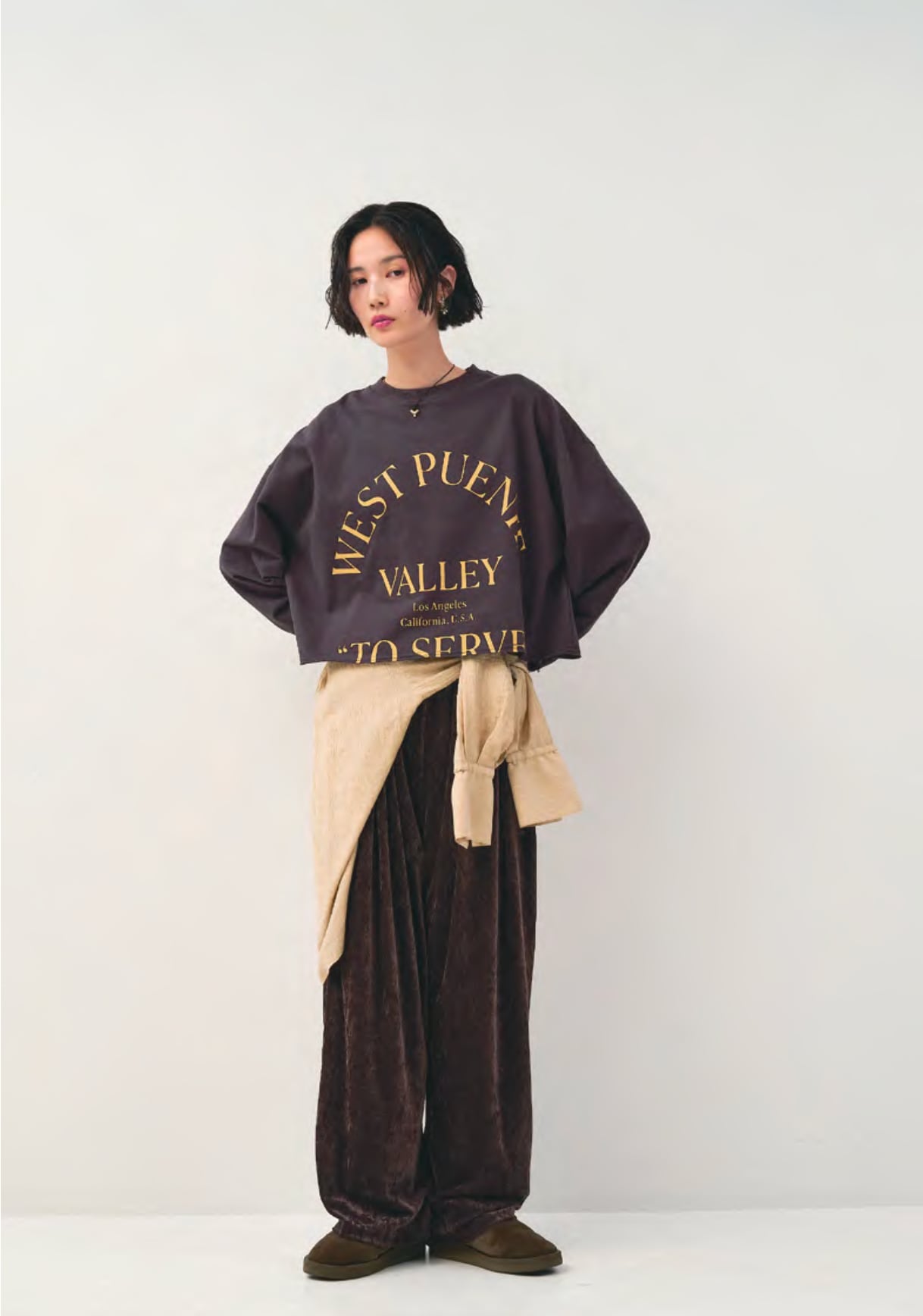 【CHIGNON シニヨン】VELOUR MESH PANTS ベロアメッシュパンツ 3754-053KK (2COLORS)