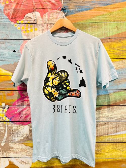 【88tees】Tシャツ（水色:シャカ）