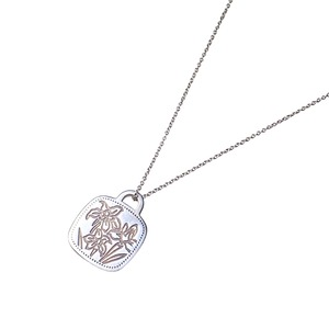2014’s TIFFANY silver plate pendant necklace “Go Women 2014”