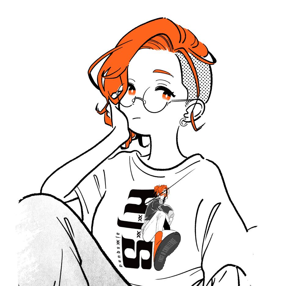 グラフィック Tシャツ ホワイト aj squad / T00002-wh