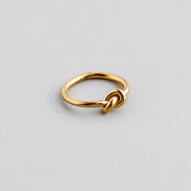 316L simple knot ring  #r40