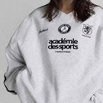 Unisex loose grey sporty sweatshirt (NC325)