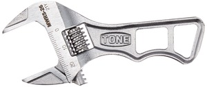 【人気】トネ(TONE) ショートモンキレンチ(目盛付) MWRS-26 全長110mm