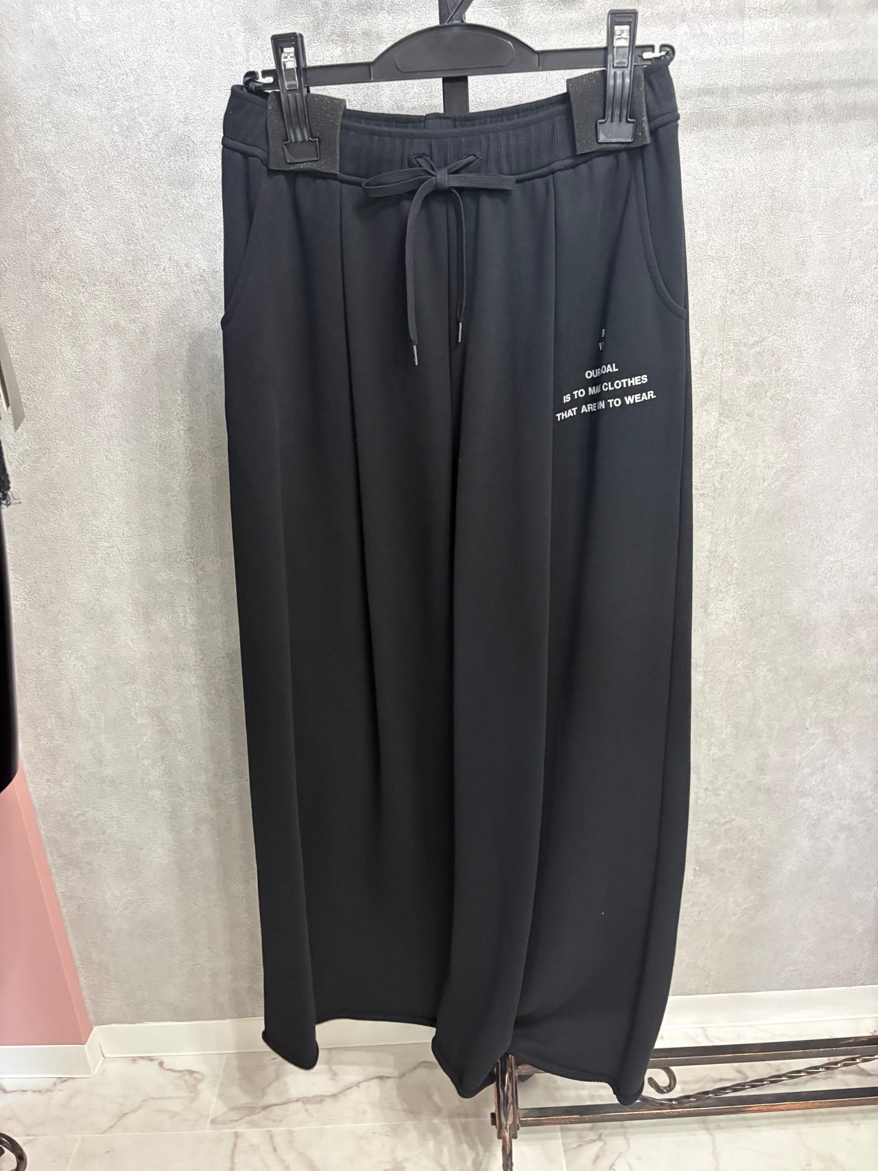 ROBE 裏毛　ロゴワイドスウェットパンツ　632613