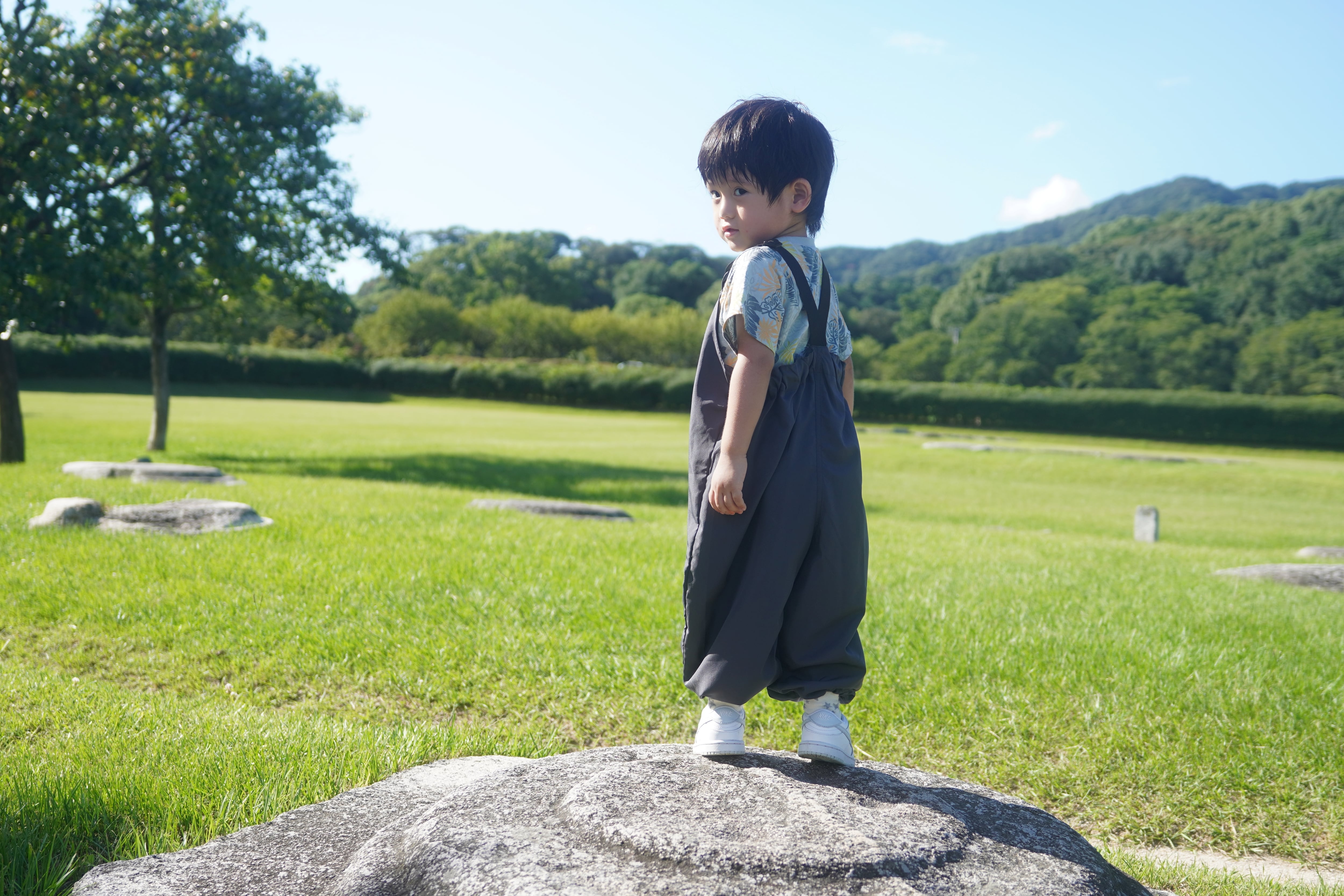 PLAYWEAR Overall ＆Purse (Color: Charcoal gray) | poteco.