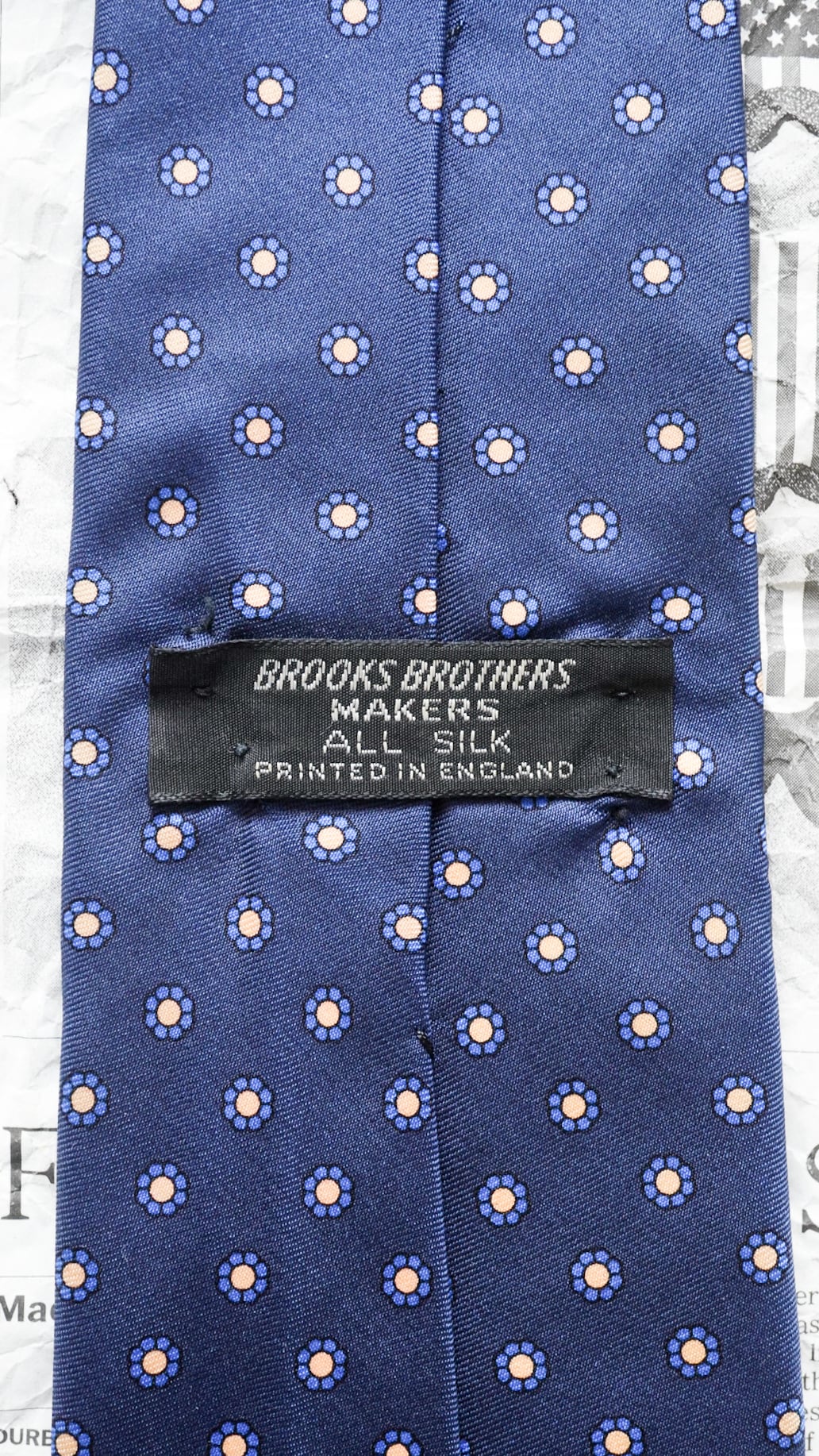 1960s】BROOKS BROTHERS ブルックスブラザーズ 小紋フラワー柄 